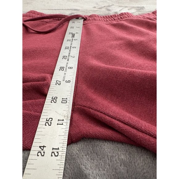 Hollister Women's Spell Out Jogger Sweatpants Size L Burgundy Loungewear Y2k - Picture 9 of 10